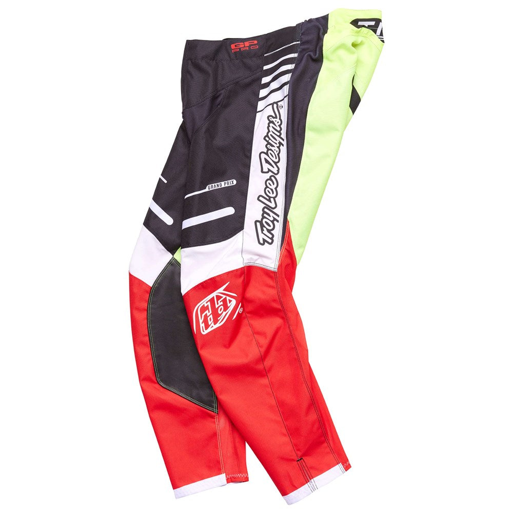 GP PRO PANT BLENDS WHITE / GLO RED