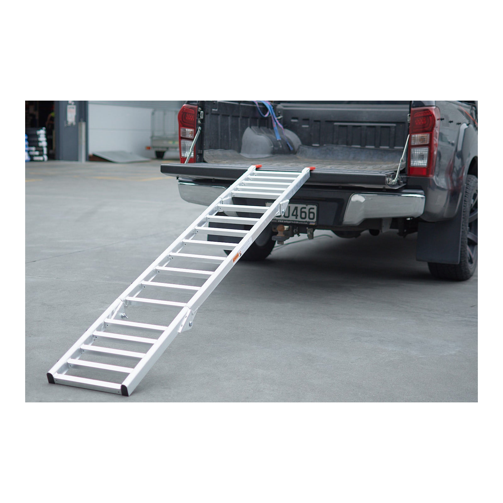 Whites Alloy Tailgate Ramp Folding 222x35cm - 318kg Rated