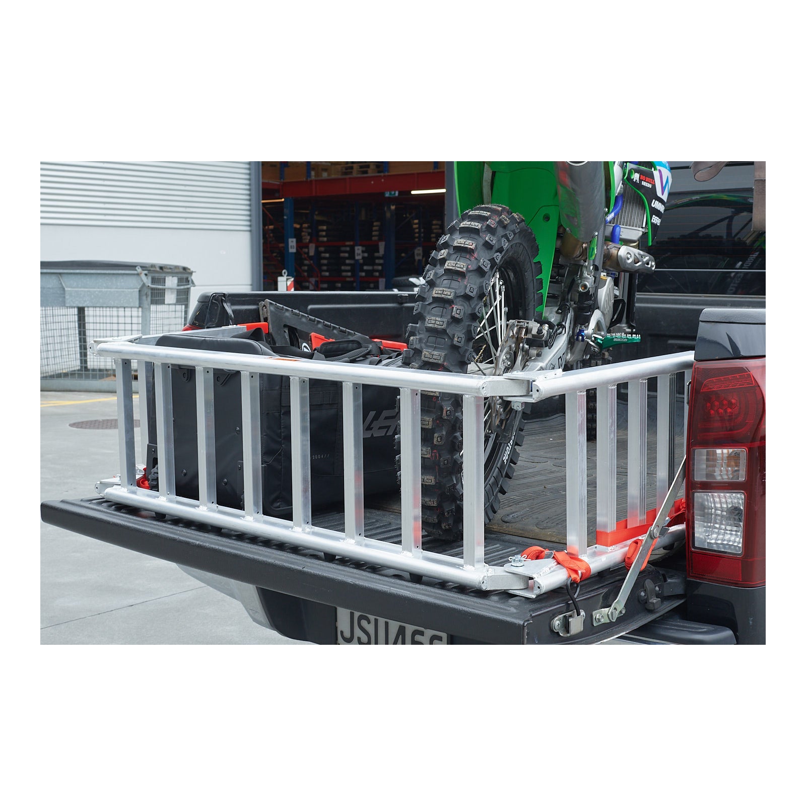 Whites Alloy Tailgate Ramp Folding 222x35cm - 318kg Rated