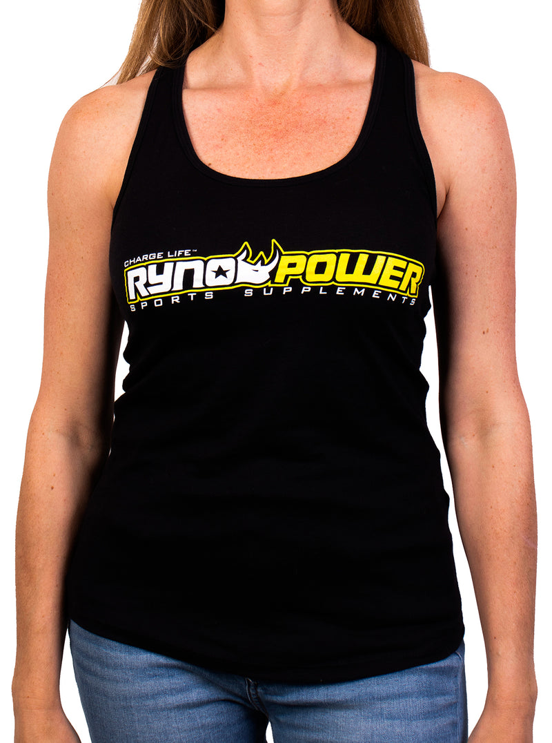 Ryno Power Women's Black Tank Top- Large