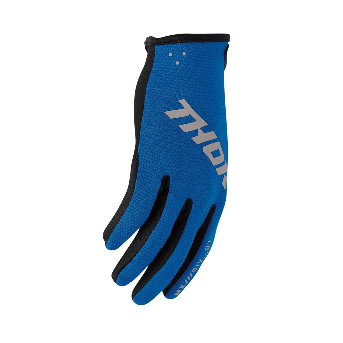 THOR GLOVE YOUTH RIDEMODE STATIC BLUE