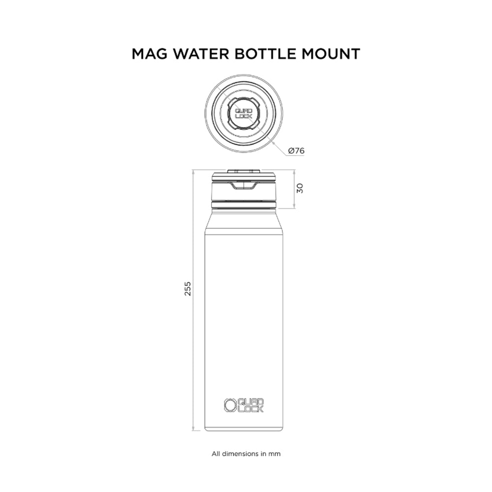 Quad Lock MAG Bottle Mount - tech specs