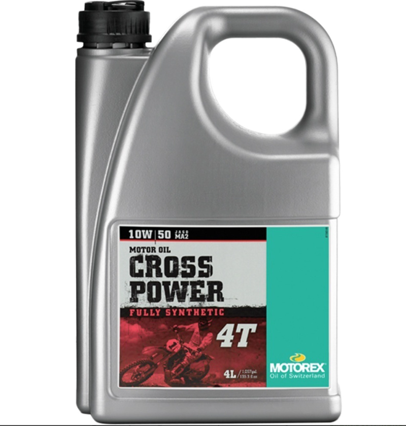 MOTOREX CROSS POWER 4T SAE 10W/50 MA2 4L