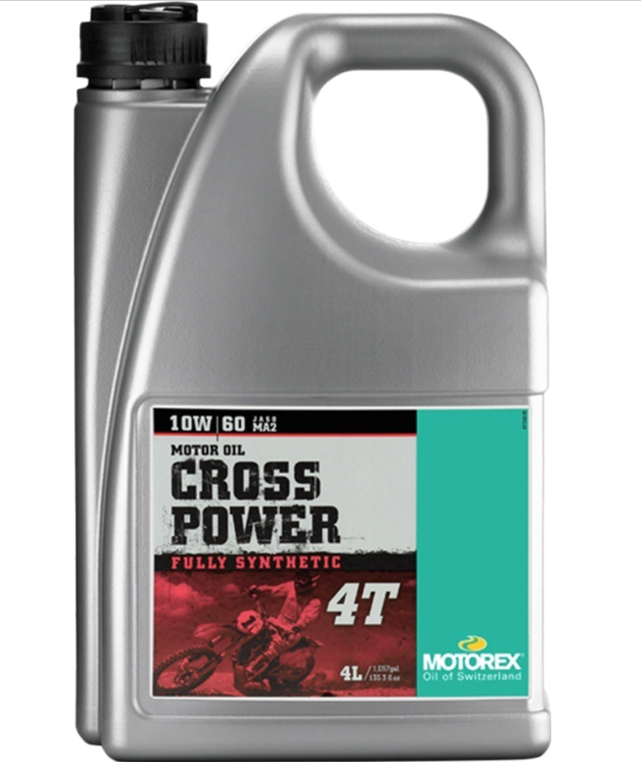 MOTOREX CROSS POWER 4T 10W60 JASO MA 2 4L