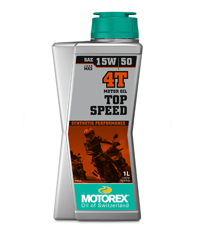 MOTOREX TOP SPEED 4T SAE 15W/50 MA2 1LTR